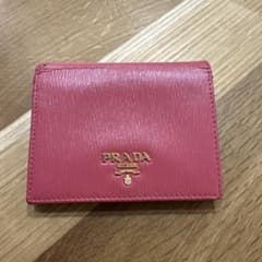 PRADA 二つ折り財布 ピンクのサムネイル