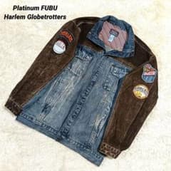 90s platinum fubu HarlemxHarlem デニムジャケット 希少 Platinum Fubu Harlem デニムジャケット VTG90s - メルカリ