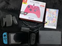 Nintendo switch +大乱闘スマブラ＋ホリパットTURBOフルセットのサムネイル