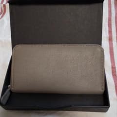牛革長財布(グレージュ)のサムネイル