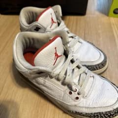 Nike Jordan3 Retro White Cement 24.5cmのサムネイル