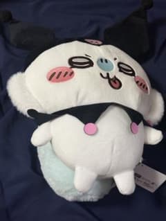 ちいかわ x サンリオキャラクターズ　BIGぬいぐるみ　モモンガ　クロミのサムネイル