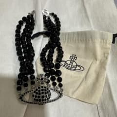 Vivienne Westwood 3連 ネックレス チョーカー ブラックのサムネイル