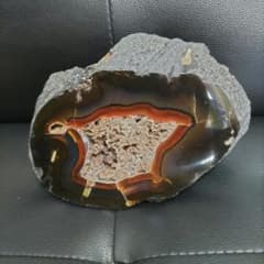 ペア水晶トレジャーメノウペア水晶トレジャーメノウ■商品重量：約 2.8Kgのサムネイル