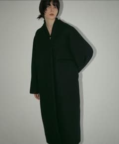 美品　MANOF COLLARLESS LONG COAT マノフ完売品のサムネイル