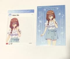 五等分の花嫁 summer SNS風クリアスナップ ブロマイド 三玖のサムネイル