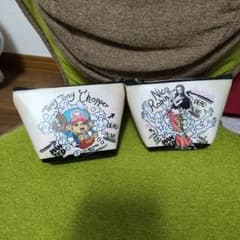 新品 ワンピース 船型ポーチ  セット　ウソップ＆チョッパー、ロビン×フランキーのサムネイル