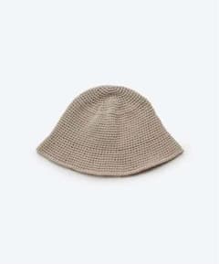 キジマタカユキ Poly Hand Knit Bucket Hat ライトグレー - メルカリ