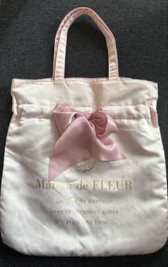 Maison de FLEUR リボン トートバッグ ピンク - メルカリ