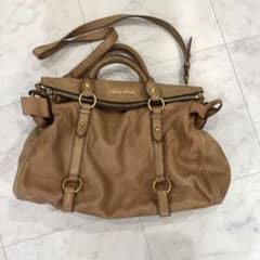 miu miu vitello lux ribbon 2way bag 3 - メルカリ
