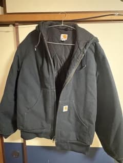 【USA製】Carhartt カーハート アクティブジャケット ブラック Mのサムネイル