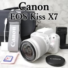 美品 Canon EOS Kiss X7⭐️ショット数1381 ホワイト - メルカリ