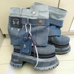 yello BLUE JEAN BABY PLATFORM ショートブーツ YELLO/BLUE JEAN BABY PLATFORMショートブーツMサイズ - メルカリ