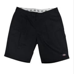 【極美品】Dickies ディッキーズ 2タック ワークハーフパンツ 黒 34のサムネイル