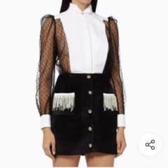 エリザベッタフランキ⭕️ツイードミニスカート 台形 オシャレ 高級