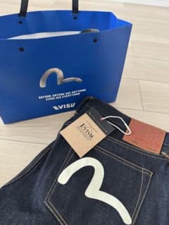 EVISU ダークデニム ストレートデニム 34x34着用一回のみのサムネイル