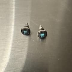 ターコイズピアス　シルバー925のサムネイル