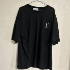 ills 刺繍デザイン Tシャツ ブラック XLのサムネイル