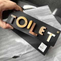 トイレ・バスルームサイン モダンデザインのサムネイル