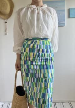 handmade textile skirtのサムネイル