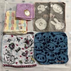 ミッフィー＆アリスなど　ハンカチタオルセット