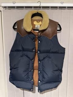 ロッキーマウンテンフェザーベッド ダウンベスト 襟ボア 38 - メルカリ