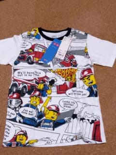 【未使用140cm】レゴ＆ユニクロ　コラボTシャツ　半袖Tシャツのサムネイル