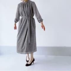 chiclin チクリン　ドット柄ワンピース　Emily 水玉　シフォン chiclin チクリン ドット柄ワンピース Emily 水玉 シフォン