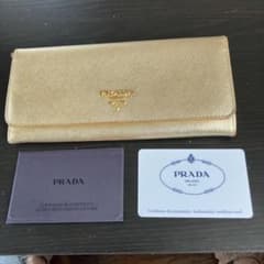 PRADA 長財布 ゴールド サフィアーノレザーのサムネイル