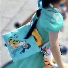 디즈니 프린세스 미니 토트 재스민 알라딘 숄더