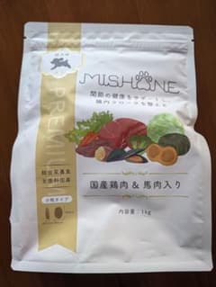 MISHONE ドッグフード 国産鶏肉＆馬肉入り 1kg - メルカリ