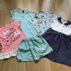 女の子　130 まとめ売り　ワンピース　Tシャツ　春夏のサムネイル