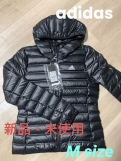 adidas ダウンジャケット　アウター　即購入ok　M　新品未使用　ブラックのサムネイル
