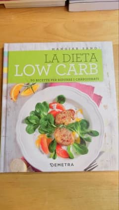 イタリア語 料理本 LA DIETA LOW CARB 低糖質料理本のサムネイル