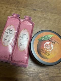 SABONボディローション ＋BODYSHOPボディバターのサムネイル