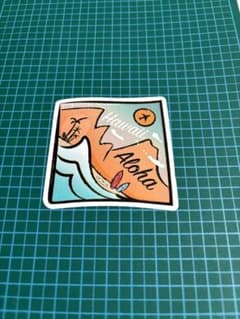 ハワイ Aloha 防水ステッカーのサムネイル