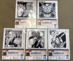 이치 반 쿠지 DRAGON BALL 40th ~ 게노지 ~ G상 클리어 파일 5장