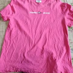 TOMMY JEANS 半袖Tシャツ ピンク Lのサムネイル