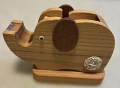 木製　ぞうさんテープカッターのサムネイル