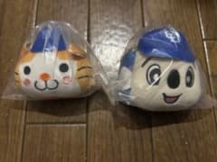 プロ野球 マスコット フェイスぬいぐるみ 2個セット　ドアラ&スターマンのサムネイル