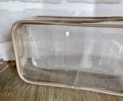 Kept 透明プラスチックポーチ ベージュのサムネイル