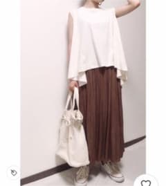 UNIQLO ギャザーロングスカート Ｓタグ付きのサムネイル