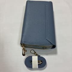 ENDAYCON 長財布 ブルー ゴールド金具のサムネイル