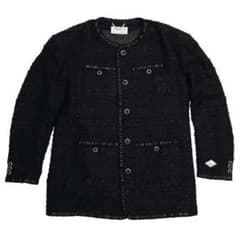 【ケミストリー川畑着 11万】MIXED TWEED NO COLLAR JKT ケミストリー川畑着 11万】MIXED TWEED NO COLLAR JKT - メルカリ