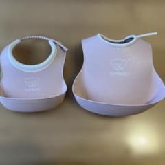BabyBjörn ピンク お食事エプロン 2枚セットのサムネイル