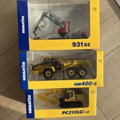 コマツ ミニカー 931xc HM400-5 PC210LCi-10のサムネイル