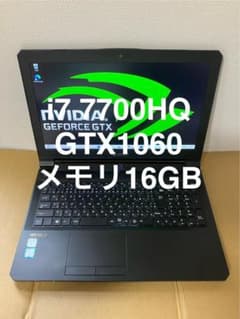 ゲーミングノート/SSD256GB/16GB/i7 7700HQ/GTX1060 - メルカリ