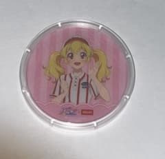 アイカツ　ラウンドワン特典コースター　星宮いちごのサムネイル