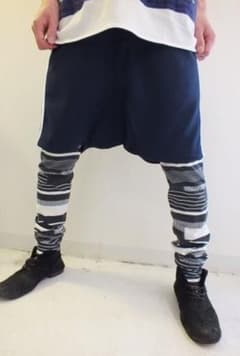 メンズストリート ジャージ パンツ ganryu サルエルのサムネイル