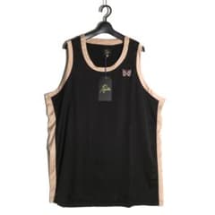 タグ付 新品】Needles サイドライン タンクトップ ブラックピンク 